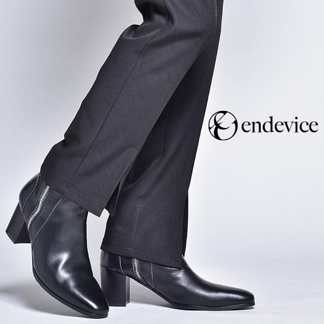 endevice（エンデヴァイス） ブーツ メンズ 本革 ブランド 厚底 革 