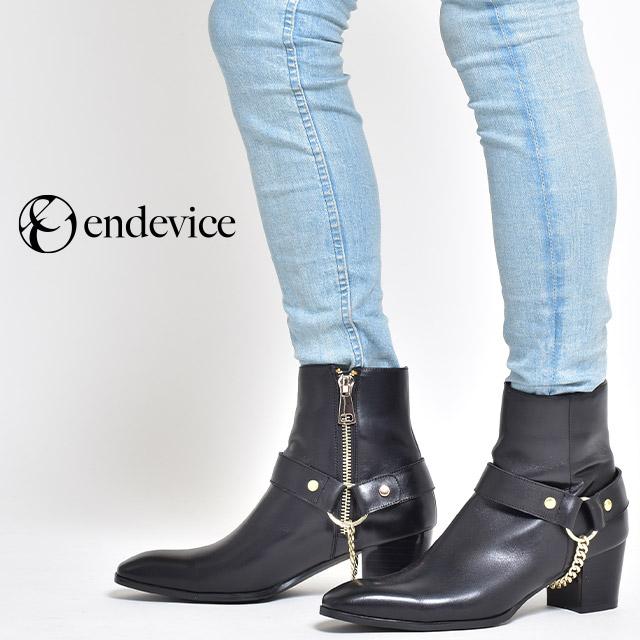 endevice（エンデヴァイス） ブーツ メンズ 本革 ブランド 厚底 革