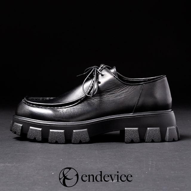 endevice（エンデヴァイス） カジュアルシューズ メンズ 本革 モカシン