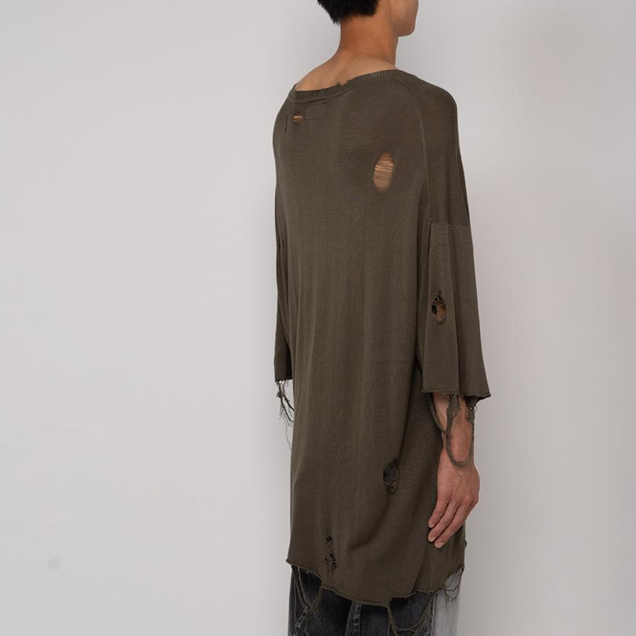 KAMIYA カミヤ Words Printed Knit Tee Tシャツ メンズ レディース 