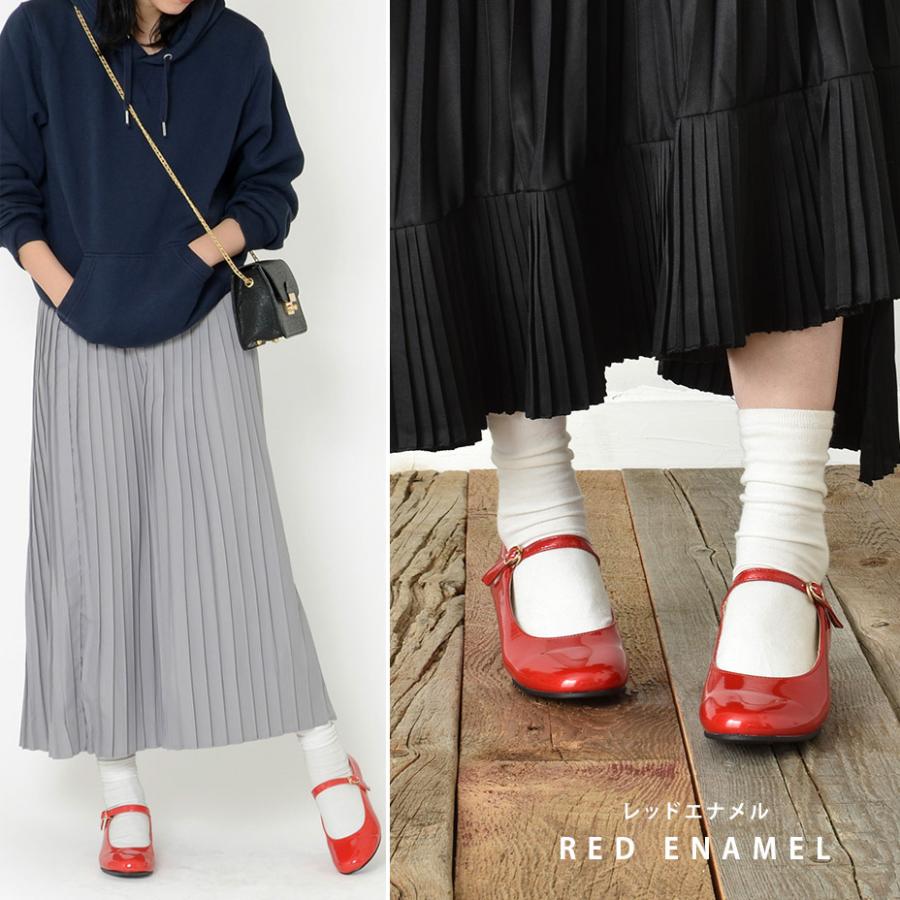 CHANEL パンプス フラワー ローヒール メリージェーン レッド 楽天市場】メリージェーン（カラーレッド）（パンプス