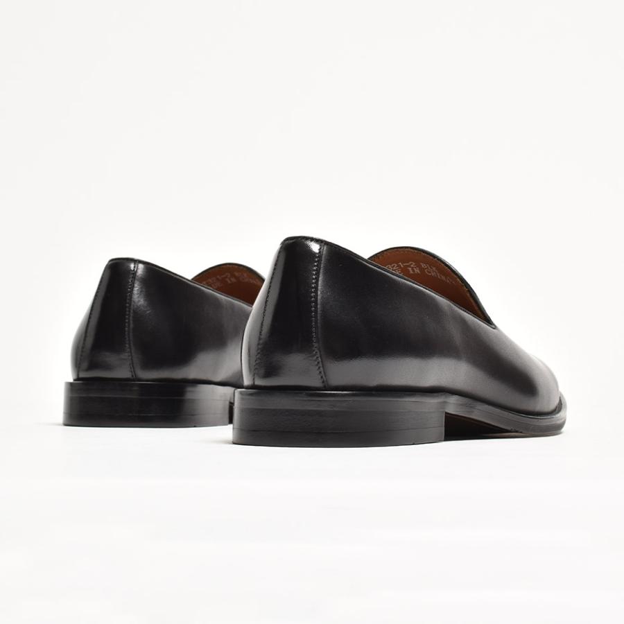 LUCIUS（ルシウス） スリッポン メンズ 革 レザー 黒 ビジネス