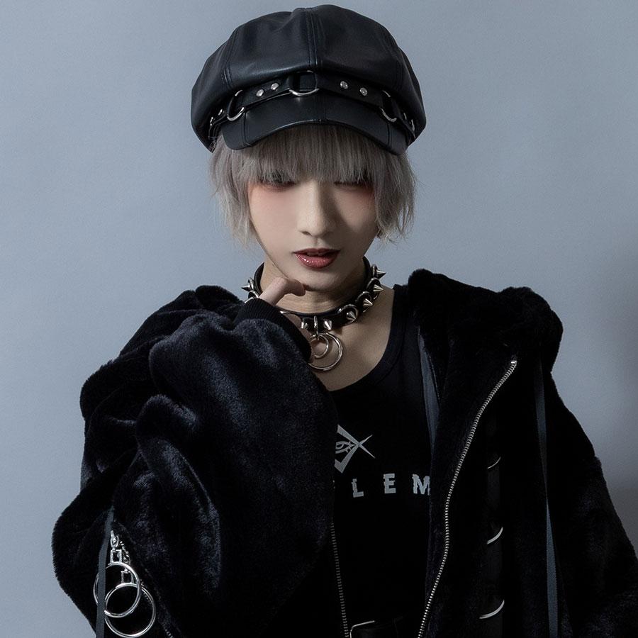 Vivienne Westwood ブラック キャスケット ロック　パンク　専用 キャスケット 帽 レディース メンズ ユニセックス 帽子 可愛い