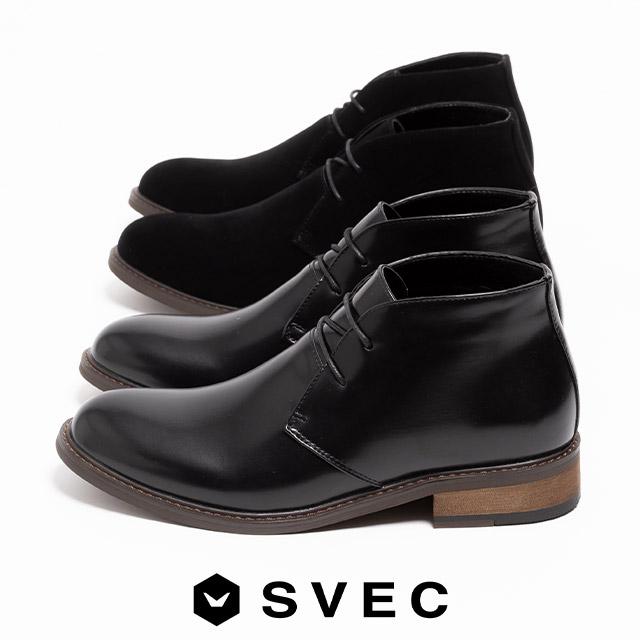 SVEC（シュベック） チャッカブーツ メンズ ブーツ スエード 紳士靴