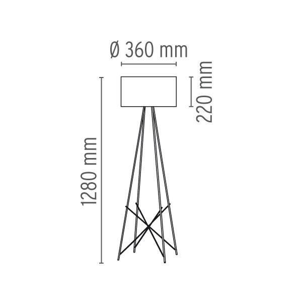 美品 FLOS フロス RAY F1 フロアライト ブラック 31.6万 FLOS（フロス） 【限定品】FLOS 正規販売店 RAY F1レイF1 フロアライト