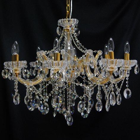 クリスタル シャンデリア(8灯・E17) / (1039)171-8G 輸入照明 : 照明