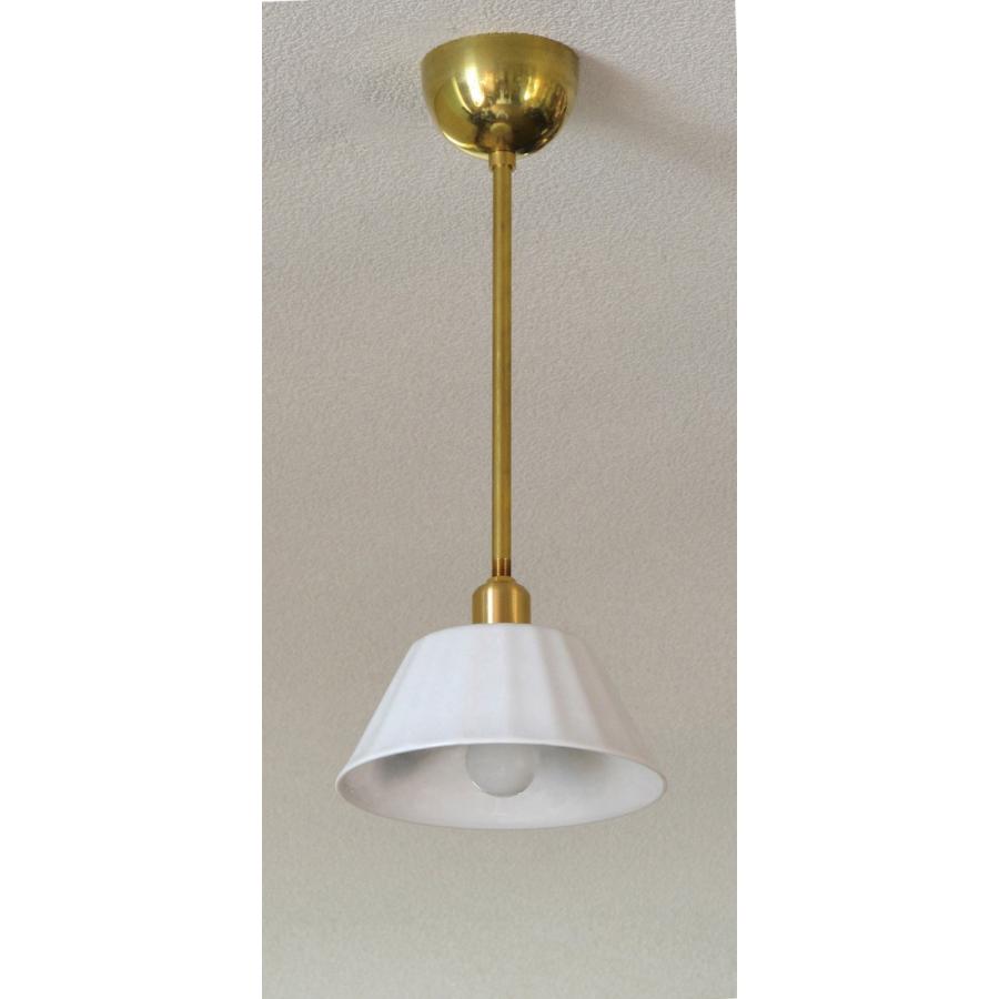 インダストリアルライト 真鍮生地ペンダントライト SSL101-G 5種類の高さが選べます(ランプ別売)