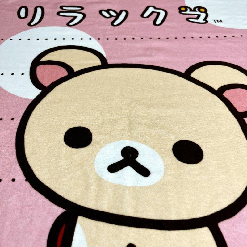 リラックマ 出産祝い 名入れ 今治製 おくるみ タオル | スケール