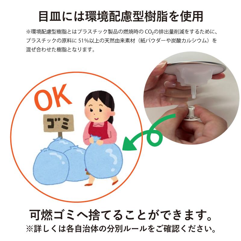 洗面用使い捨て目皿小サイズ10個入り 洗面台 排水口 簡単お掃除 日本製