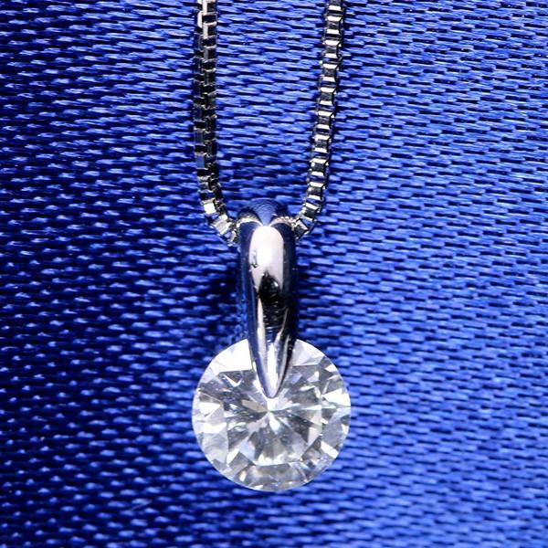 PT900 PT850ネックレス ダイヤモンド1粒0.2ct ダイヤモンド 0.2カラット ネックレス PT900/PT850 1点留めプチ 一粒