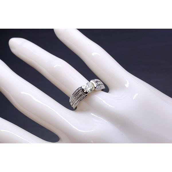 『専用です』天然ダイヤモンド リング 計0.60ct PT900 ダイヤモンド リング/指輪 0.609ct PT900 エンゲージ級 上質大粒ダイヤ