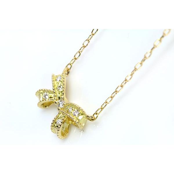 即納在庫あり】ダイヤモンド 0.040ct ネックレス K18 18金 PT プラチナ 
