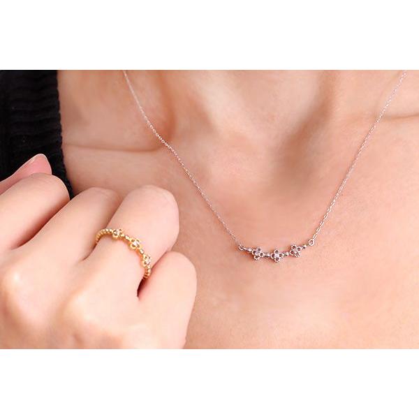 当店限定価格】【在庫限り】ダイヤモンド 0.030ct ネックレス K18 WG 