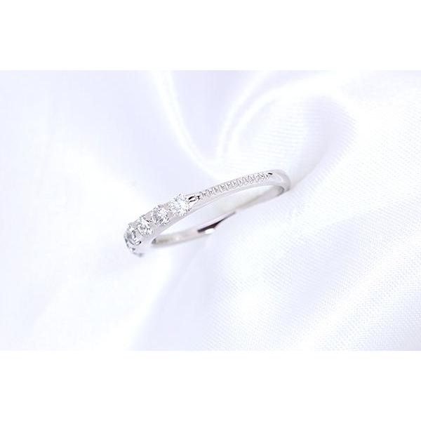 在庫限り】一文字・ハーフエタニティ ダイヤモンド 0.50ct リング/指輪 