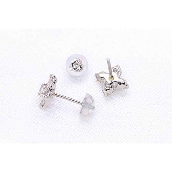 ダイヤモンド 0.78カラット K18 18金 PT プラチナ ピアス/イヤリング 