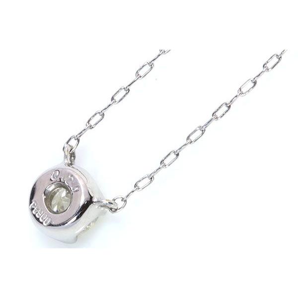 一粒 ダイヤモンド 0.24カラット ネックレス PT900/PT850 必需品の 