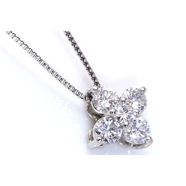 ダイヤモンド0.40ct ネックレス K18 PG WG 18金（PT対応可） 4石の 