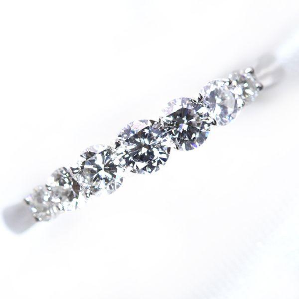 即納在庫あり・PTラスト1本】ダイヤモンド 0.6カラット リング/指輪