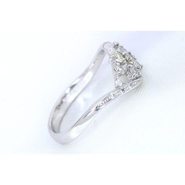 【即納在庫あり・PTラスト1本】ダイヤモンド 0.35ct リング/指輪 ダイヤのスバル！輝きと空間の絶妙バランス /白・透明(ホワイト)/受注生産品・新品/届30の画像