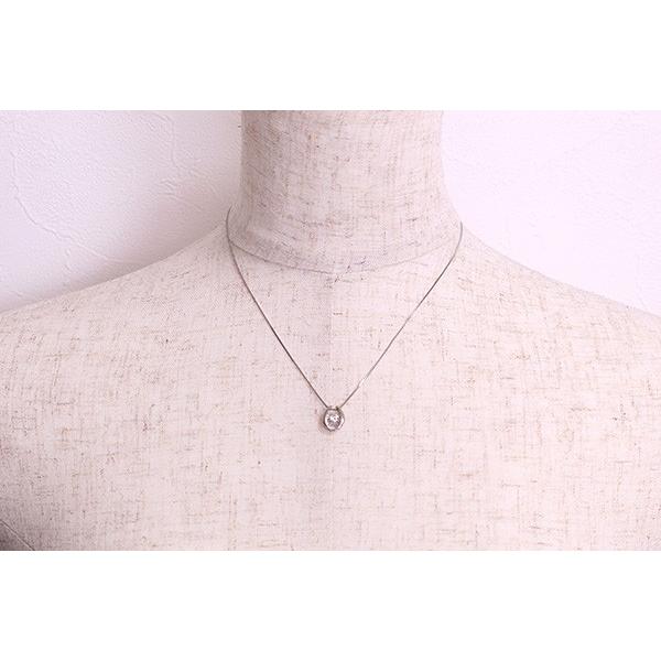 Dancing Stone クロスフォー 馬蹄デザイン ダイヤモンド 0.219ct I SI2 