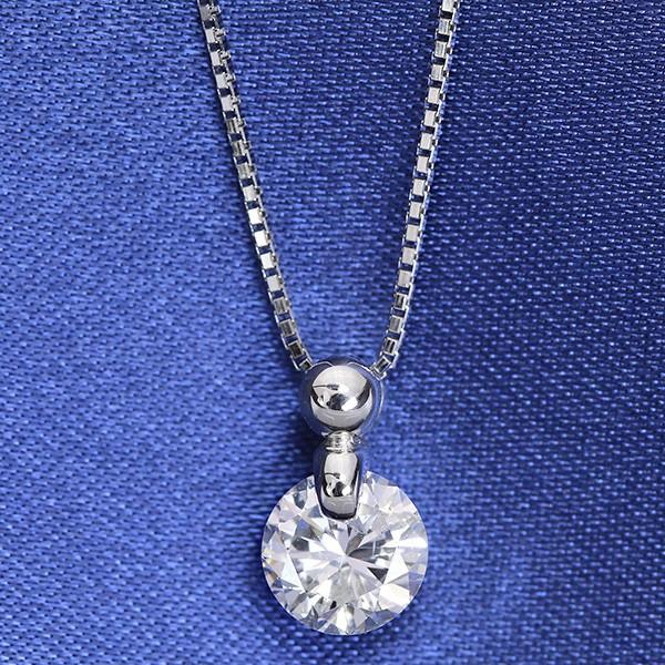 ダイヤモンド 1.01カラット ネックレス PT900/PT850 1カラット一粒  