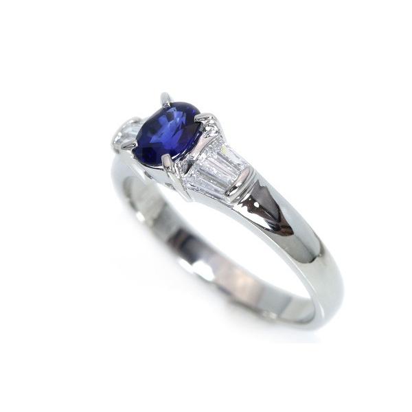 サファイヤ（サファイア） 0.62カラット リング/指輪 PT900 美しい青