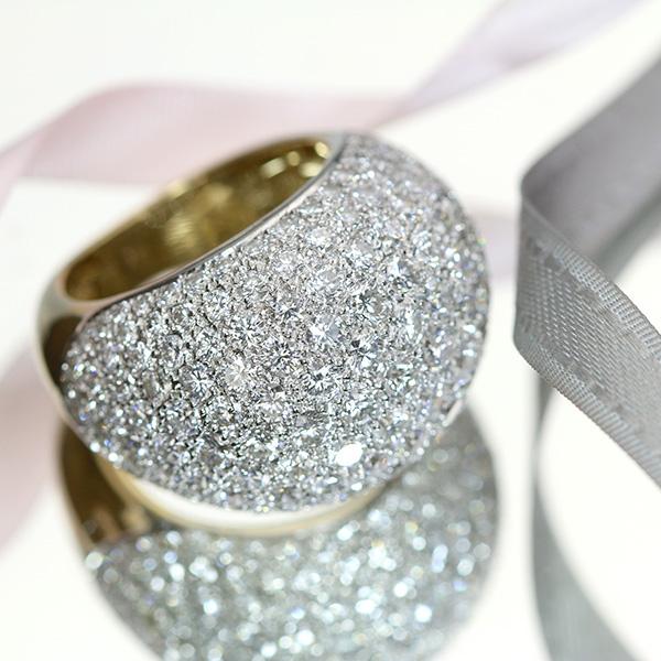 VVSレベル! ダイヤモンド7.00ct リング/指輪 18金イエロー VVSレベル! ダイヤモンド7.00ct リング/指輪 18金イエロー