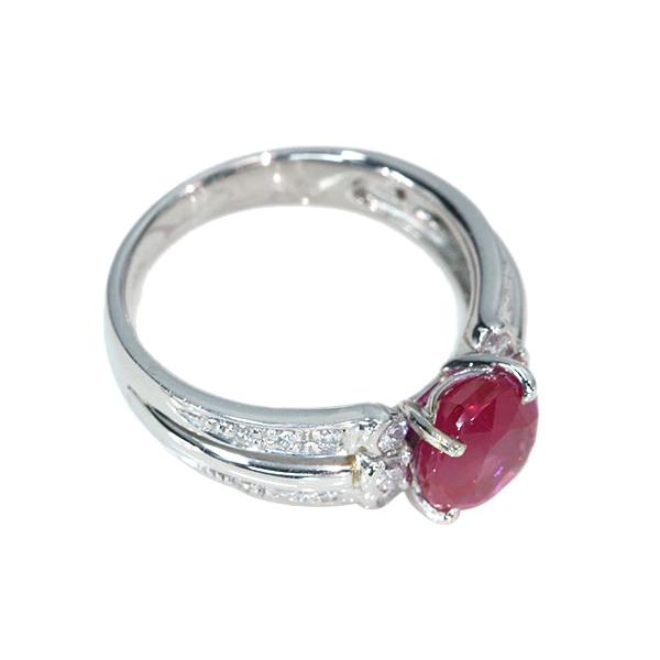 ルビー リング/指輪 2.610ct プラチナ900 PT900 貫録の大粒2ct超え