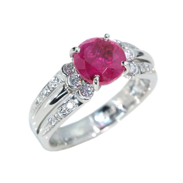 ルビー リング/指輪 2.610ct プラチナ900 PT900 貫録の大粒2ct超え 