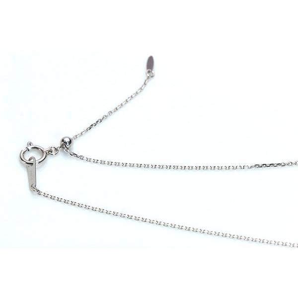 【在庫限り】アラベスク ダイヤモンド ネックレス 0.5ct K18 WG 18金 唐草デザイン サークル ロング全長50センチ /白・透明(ホワイト)/受注生産品・新品/届30/の画像