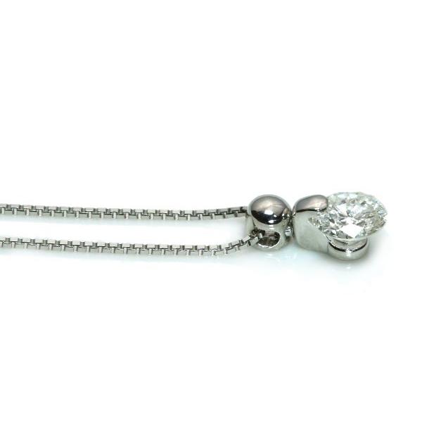 上質 ダイヤモンド ネックレス 0.57ct プラチナ PT900/PT850 一粒 1点