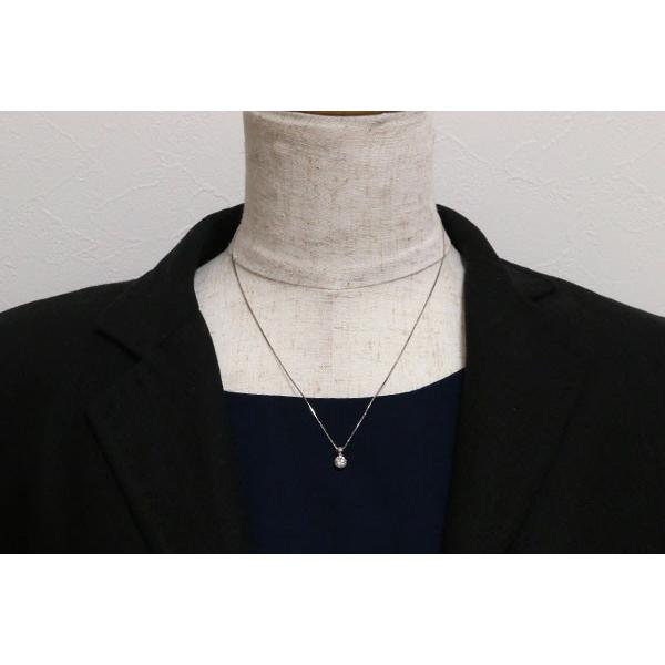 上質 ダイヤモンド ネックレス 0.57ct プラチナ PT900/PT850 一粒 1点 