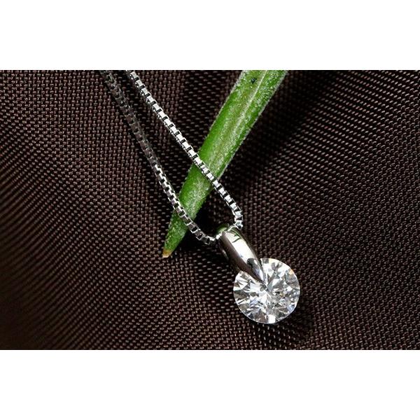 ダイヤモンド ネックレス 0.304カラット プラチナ PT900/PT850 一粒 1 