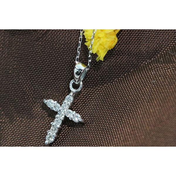 商談中※ダイヤモンド ネックレス 0.10ct 18金ホワイトゴールド K18WG 