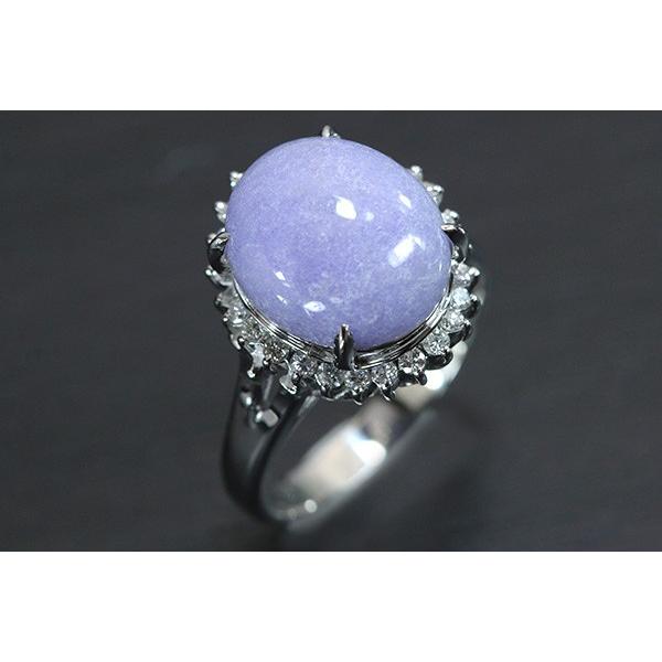 ラベンダーヒスイ/翡翠 リング/指輪 6.51ct プラチナ900 PT900 ラベンダーヒスイ/翡翠 リング/指輪 6.51ct プラチナ900 PT900