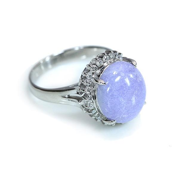 ラベンダーヒスイ/翡翠 リング/指輪 6.51ct プラチナ900 PT900 ラベンダーヒスイ/翡翠 リング/指輪 6.51ct プラチナ900 PT900