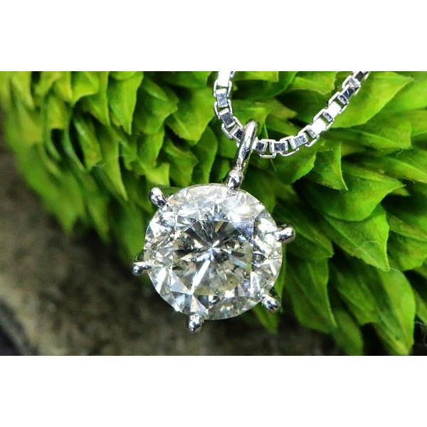 ダイヤモンド ネックレス 1.034カラット プラチナ PT900/PT850 一粒 