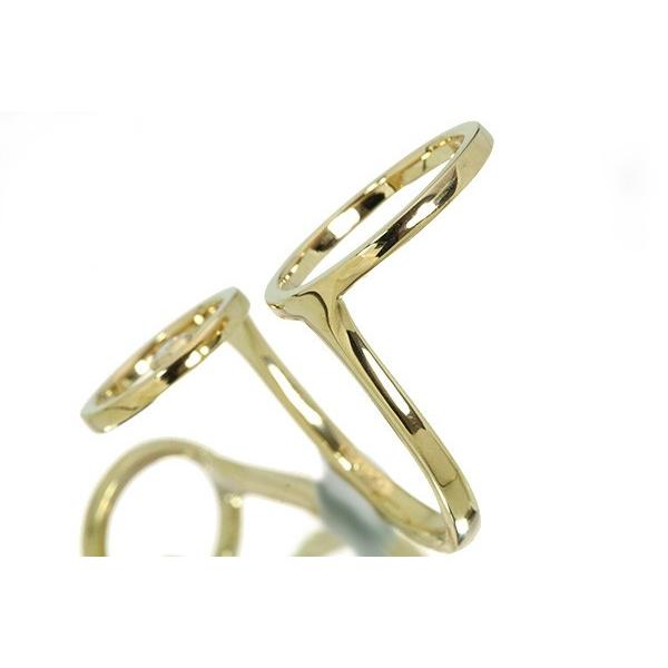 ダイヤモンド リング/指輪 0.05ct K18 PG WG 18金（※PT追加料金で対応  