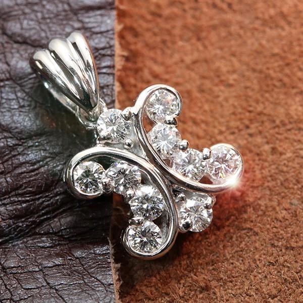 ダイヤモンド ペンダントトップ 0.590カラット プラチナ900 PT900 上質  