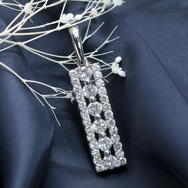 Pt900 上質ダイヤモンド ネックレストップ