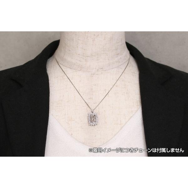 ダイヤモンド ペンダントトップ 1.0カラット K18WG 1カラット 