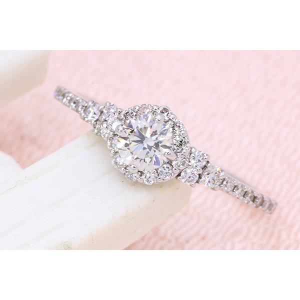 ダイヤモンド リング/指輪 0.50カラット プラチナ950 PT950 一粒ダイヤ 
