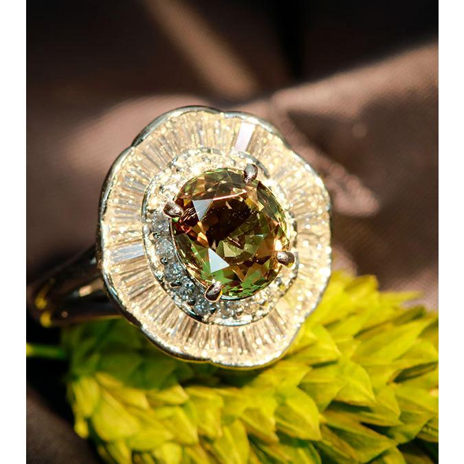 アレキサンドライト リング/指輪 2.0カラット プラチナ850 PT850 高い