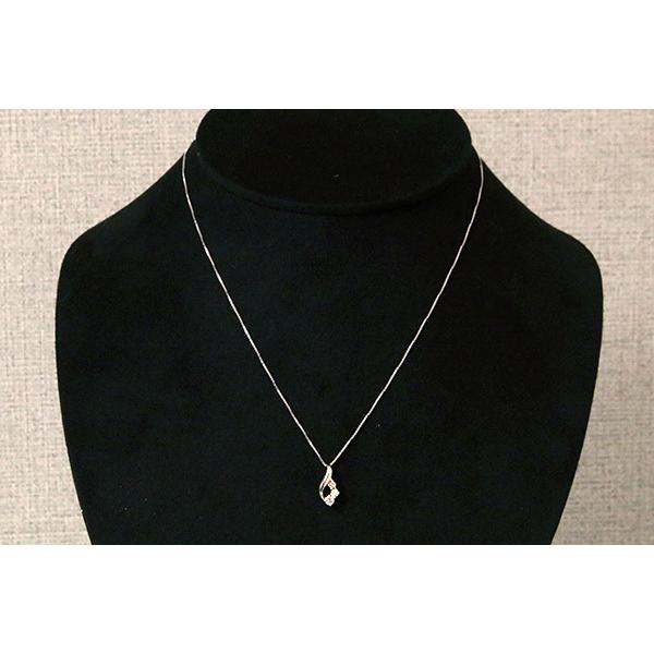 ダイヤモンド ネックレス 0.20ct プラチナ PT900/PT850 3石 トリロジー