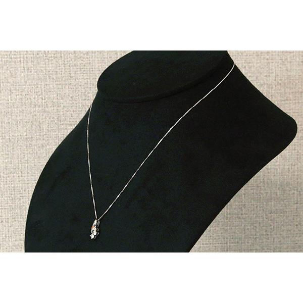 ダイヤモンド ネックレス 0.20ct プラチナ PT900/PT850 3石 トリロジー