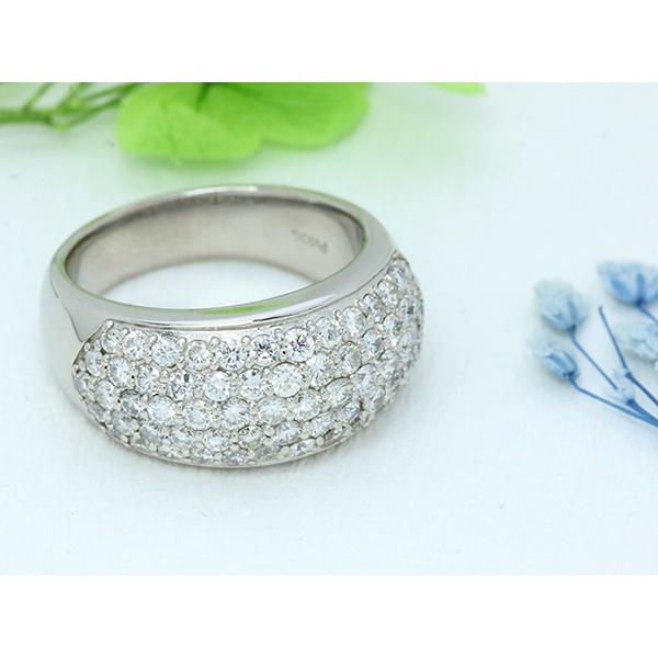 ダイヤモンド リング/指輪 2.0カラット プラチナ900 PT900 びっしり