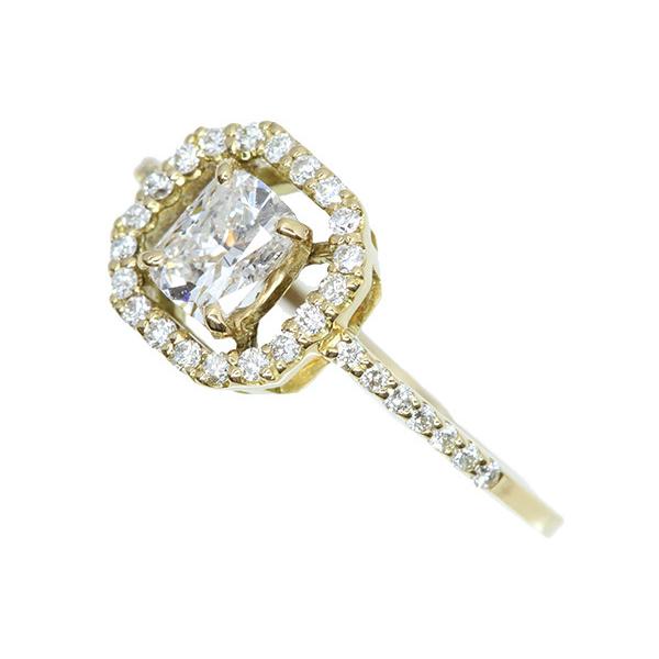 ダイヤモンド リング/指輪 0.514ct 18金イエローゴールド K18 一粒ダイヤ  鑑別書付 /白・透明(ホワイト)/セレクションジュエリー・新品/届10/1点ものの画像
