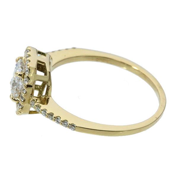 ダイヤモンド リング/指輪 0.514ct 18金イエローゴールド K18 一粒ダイヤ  鑑別書付 /白・透明(ホワイト)/セレクションジュエリー・新品/届10/1点ものの画像