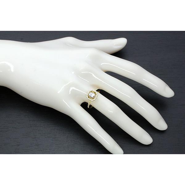 ダイヤモンド リング/指輪 0.514ct 18金イエローゴールド K18 一粒ダイヤ  鑑別書付 /白・透明(ホワイト)/セレクションジュエリー・新品/届10/1点ものの画像