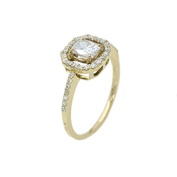 ダイヤモンド リング/指輪 0.514ct 18金イエローゴールド K18 一粒ダイヤ  鑑別書付 /白・透明(ホワイト)/セレクションジュエリー・新品/届10/1点ものの画像